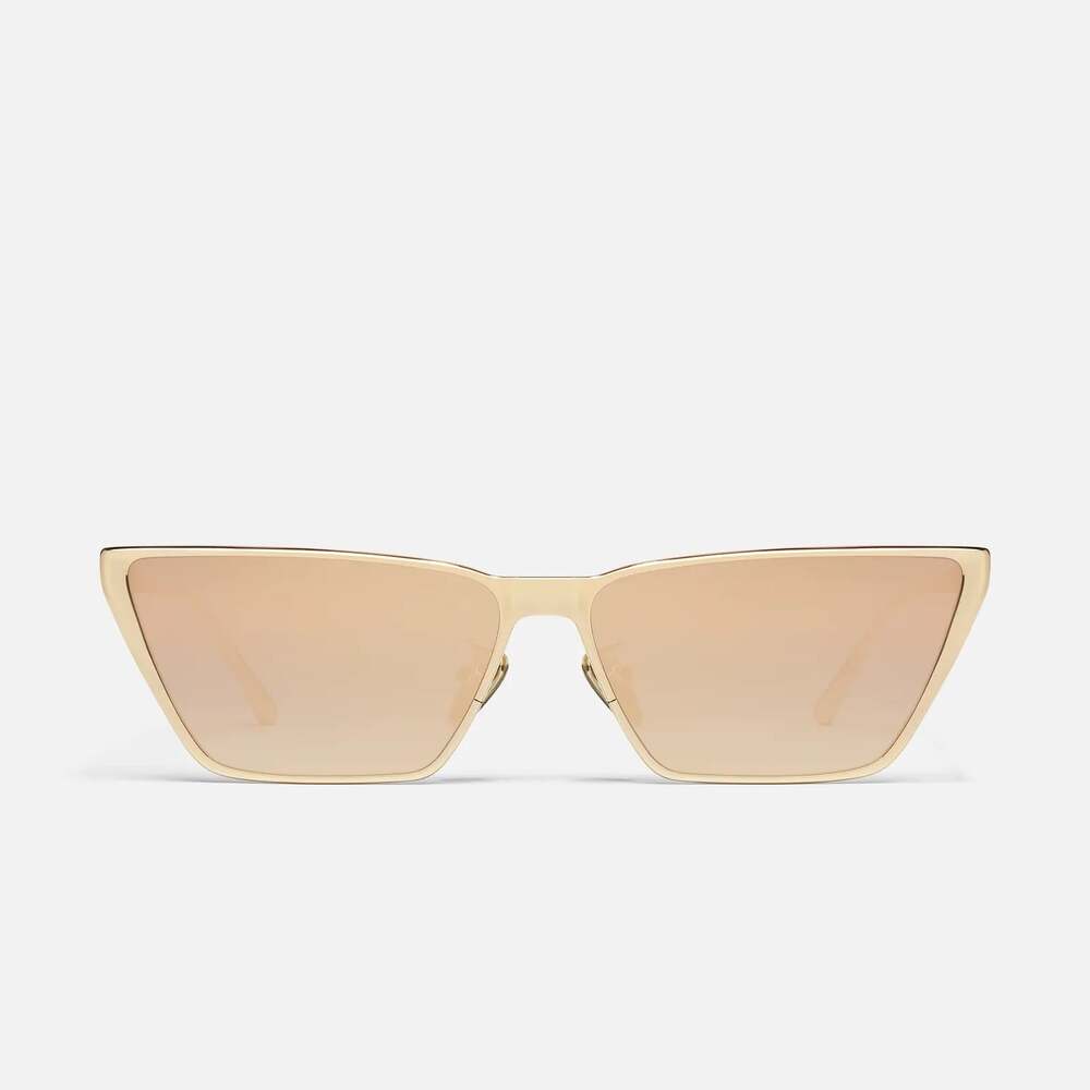 QUAY Australia Bad Habit Adorned Cat Eye Sunglasses in Gold Limited Edition